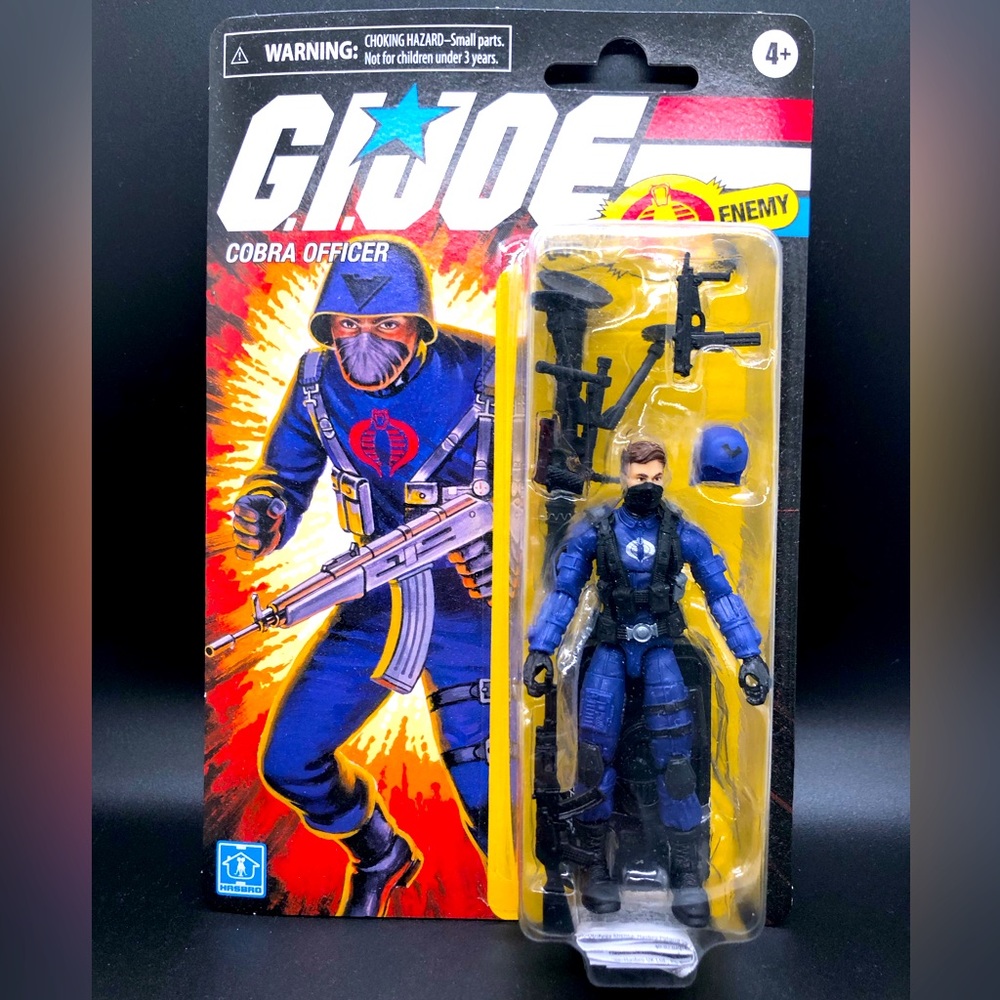 Cobra Officer Retro Action Figure 2020 MIP